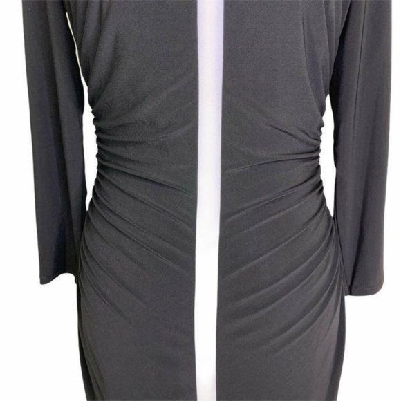 Ralph Lauren Colorblock Ruched Stretch Dress - Picture 3 of 12